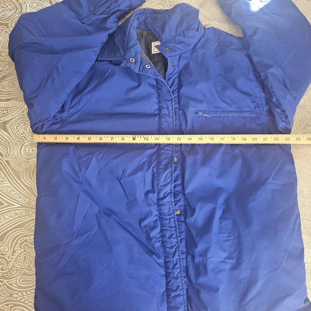 L.L. Bean Men's Cobalt Blue Shirt Jacket Goosedown - Picture 5 of 9